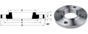 threaded-flange-dimensions